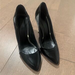 Burberry Black Patent Leather Heels